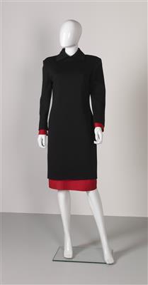 Gianfranco Ferre Schwarzes Kleid Rot Abgesetzt Vintage Mode Und Accessoires 02 11 16 Rufpreis Eur 150 Dorotheum