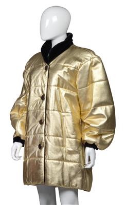 Yves Saint Laurent Rive Gauche - Goldener Ledermantel - Vintage Mode und Accessoires
