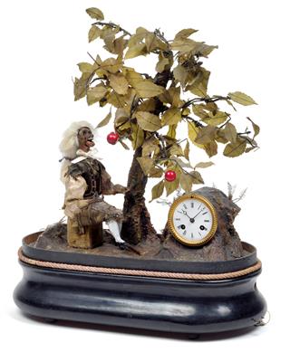 "Phalibois" A monkey automaton clock - Antiques and art