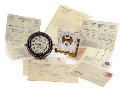 A German marine chronometer "Lange & Söhne, Glashütte" No. 5024 - Antiques and art