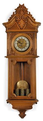 A Historism Period "Pfeifferlbarock" wall pendulum clock - Antiques and art