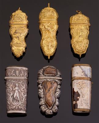 A collection of travel cases, - Arte e antiquariato