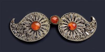 An Ottoman belt clasp, - Antiques and art
