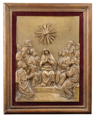 A relief, Sending out the Holy Spirit, - Umění a starožitnosti