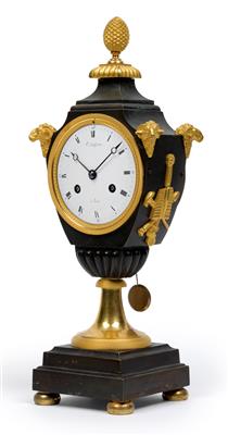 Vasenuhr im Empirestil - Uhren, Metallarbeiten, Vintage, Asiatika, Fayencen, Skulpturen, Volkskunst