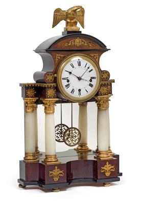 A Biedermeier portal clock - Umění a starožitnosti