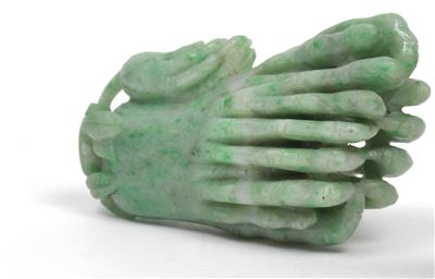 A jade carving in the form of a finger citron, China, 20th cent. - Umění a starožitnosti