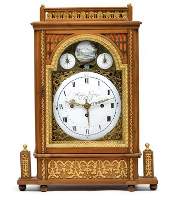 A neoclassical commode clock from Austria - Orologi, arte asiatica, metalli lavorati, fayence, arte popolare, sculture