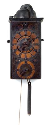 A wood gear clock "Laserer", from the Alpine Region - Umění a starožitnosti