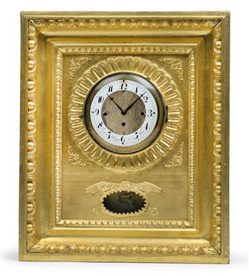 A Biedermeier frame clock - Clocks, Asian Art, Vintage, Metalwork, Faience, Folk Art, Sculpture