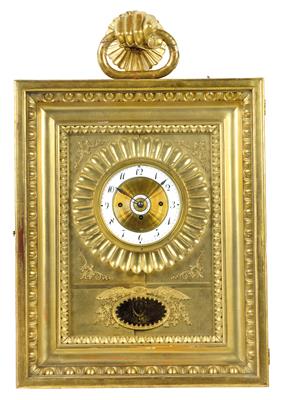 A Biedermeier frame clock - Orologi, arte asiatica, vintage, metalli lavorati, fayence, arte popolare, sculture