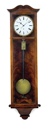A Biedermeier wall pendulum clock - Umění a starožitnosti