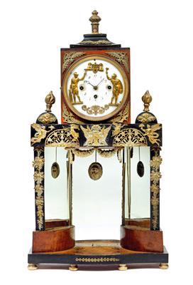 An Empire Period commode clock with jacquemart - Umění a starožitnosti