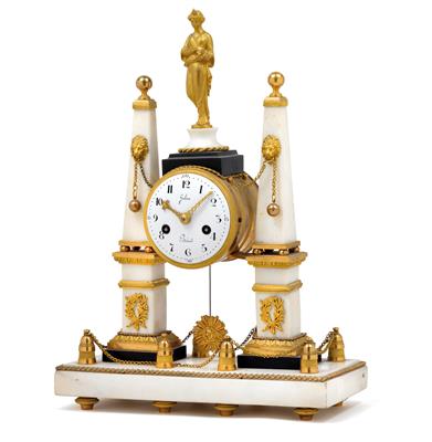 An Empire Period marble commode clock - Orologi, arte asiatica, vintage, metalli lavorati, fayence, arte popolare, sculture