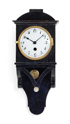 A small Biedermeier wall pendulum clock - Umění a starožitnosti