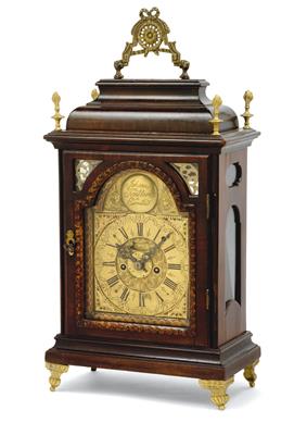 A small Baroque bracket clock [Stockuhr] from Eisenstadt, - Umění a starožitnosti