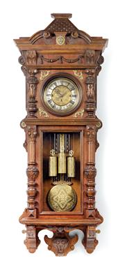 An "Old German" wall pendulum clock - Clocks, Asian Art, Metalwork, Faience, Folk Art, Sculpture