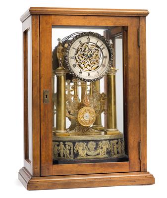 A Biedermeier anniversary clock - Orologi, arte asiatica, metalli lavorati, fayence, arte popolare, sculture