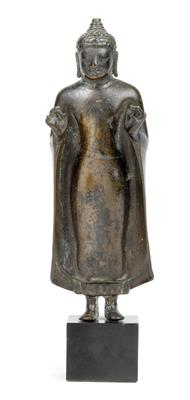 Buddha, Thailand, Mon Dvaravati Stil, ca. 9. Jh. - Uhren, Metallarbeiten, Asiatika, Fayencen, Skulpturen, Volkskunst