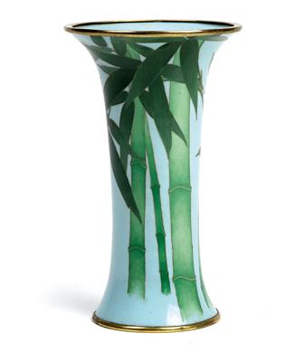 Cloisonné Vase, Hattori Tadasaburo, Meiji Periode, Anf. 20. Jh. - Uhren, Metallarbeiten, Asiatika, Fayencen, Skulpturen, Volkskunst