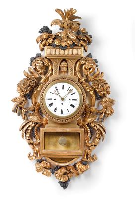 A Josephinian cartel clock, - Umění a starožitnosti