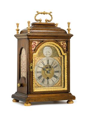 A small Baroque bracket clock (‘Stockuhr’) from Vienna - Orologi, arte asiatica, metalli lavorati, fayence, arte popolare, sculture