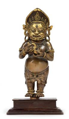 Mahakala, Tibet, 17th/18th cent. - Orologi, arte asiatica, metalli lavorati, fayence, arte popolare, sculture