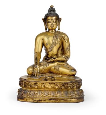 A figure in vajrasana, Tibet, 15th/16th cent. - Starožitnosti