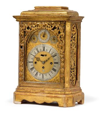 A Baroque bracket clock from Vienna, with one week power reserve - Antiques