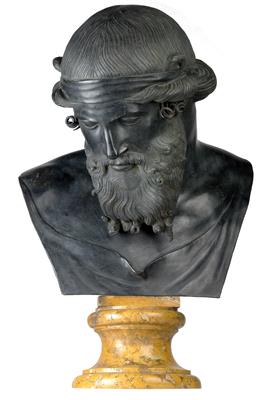 A large bust of Saturn, - Antiques