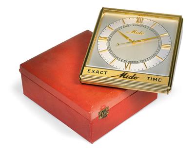 A lectern clock with independent second, "Mido" - Umění a starožitnosti