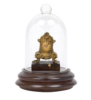 A miniature "Zappler" table clock - Umění a starožitnosti