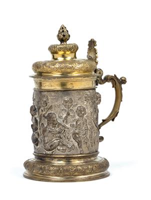 A stein with lid of the Historicist period, - Antiquariato