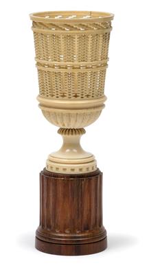 An ivory goblet, - Antiques