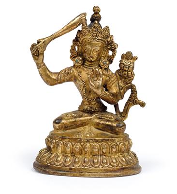 Manjushri, Tibeto-Chinese, 18th/19th cent. - Antiques