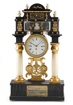 A Biedermeier Portal Clock - Starožitnosti