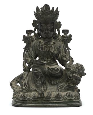 A Figure of Manjushri, China, 17th century - Starožitnosti