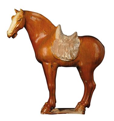 A Horse with Saddle, China, Tang Dynasty - Antiquariato