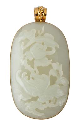 A Jade Plaque, China, 19th century - Starožitnosti