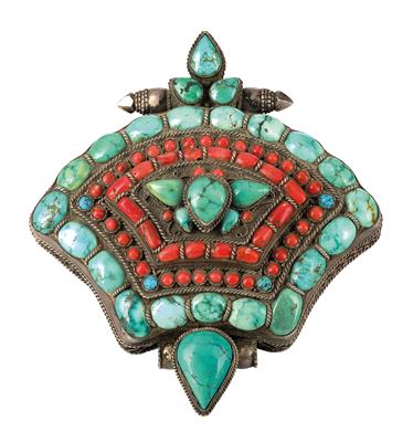 Anhänger, Tibet - Antiquitäten (Uhren, Metallarbeiten, Asiatika, Fayencen, Skulpturen, Textilien, Volkskunst)