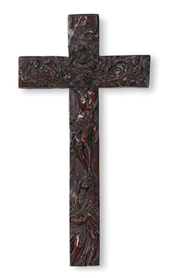 A Reliquary Cross, - Antiques (Clocks, Asian Art, Metalwork, Faience, Folk Art, Sculpture)