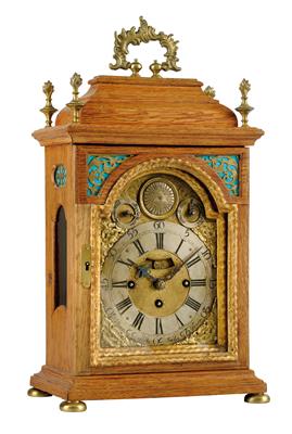 A Small Baroque Bracket Clock (‘Stockuhr’) from Vienna - Antiques (Clocks, Asian Art, Metalwork, Faience, Folk Art, Sculpture)