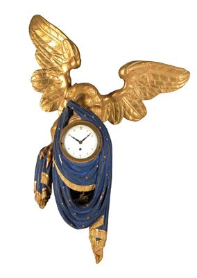 A Small Eagle Clock - Antiques (Clocks, Asian Art, Metalwork, Faience, Folk Art, Sculpture)