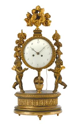 A Small Josephinian Commode Clock - Antiques (Clocks, Asian Art, Metalwork, Faience, Folk Art, Sculpture)