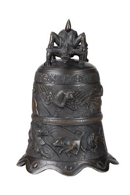 A Bronze Bell, China, six-character mark Xuande, 17th/18th Century - Starožitnosti - Část 1