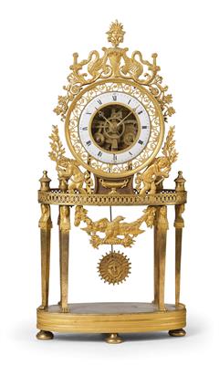 An Empire Period Ormolu Mantel Clock - Works of Art - Part 1