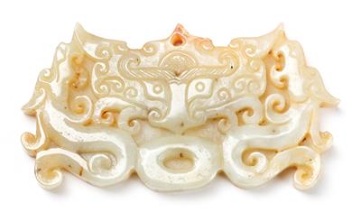 A Jade Carving, China, Qing Dynasty, - Works of Art - Part 1