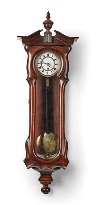 A Small Historicist Wall Pendulum Clock, - Works of Art - Part 1