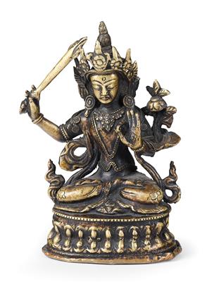 A Figure of Manjushri, Tibetan, 15th/16th Century - Starožitnosti - Část 1