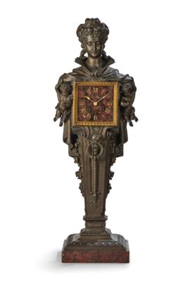 A Historicist Mantel Clock "Cabot, Canals y Rovellat, Barcelona", - Anitiquariato e mobili